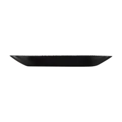 Assiette à dessert noire 18 cm Slate
