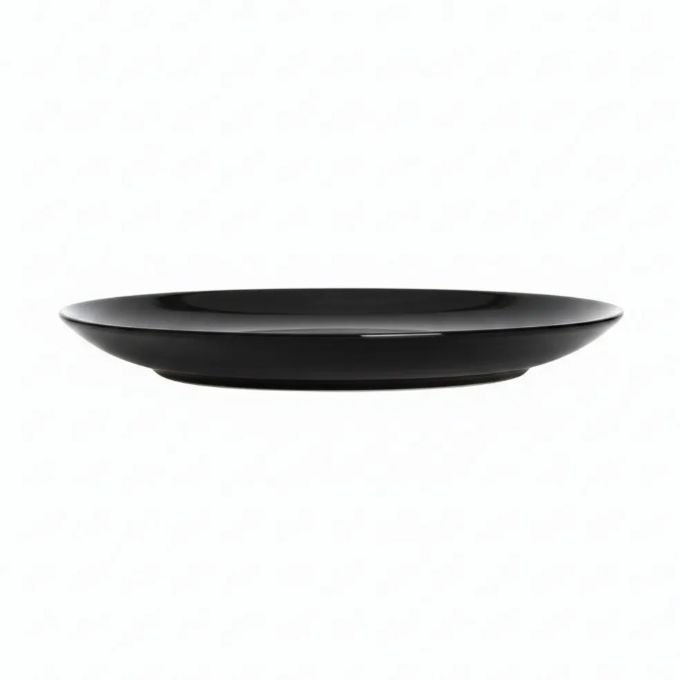 Assiette à dessert noire 18 cm Apy