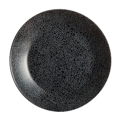Assiette à dessert noire 18 cm Zoe