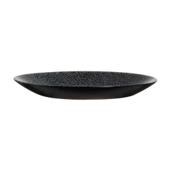Assiette à dessert noire 18 cm Zoe