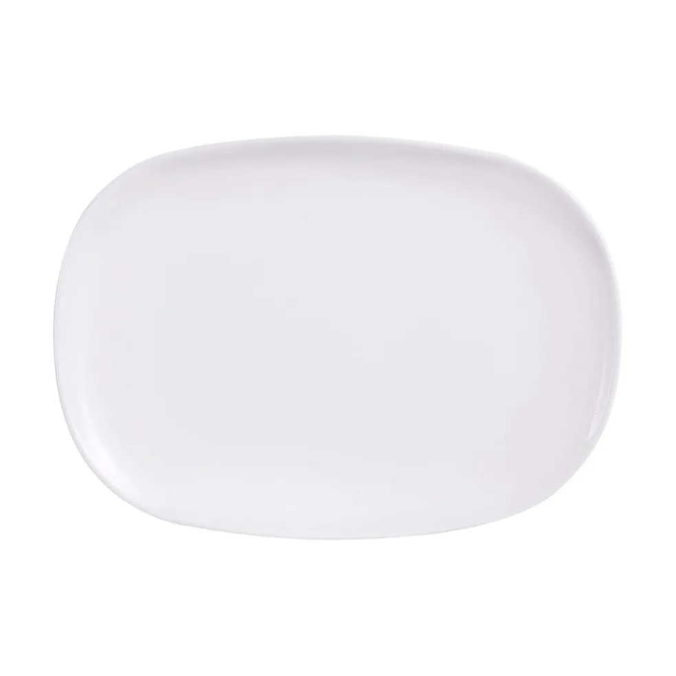 Assiette blanche 34,2 x 24,1 cm Sweet Line