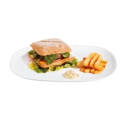 Assiette blanche 34,2 x 24,1 cm Sweet Line