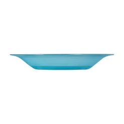 Assiette creuse bleue 21,5 cm Factory