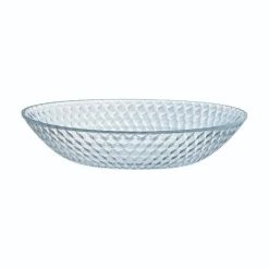 Assiette creuse en verre 20 cm Pampille