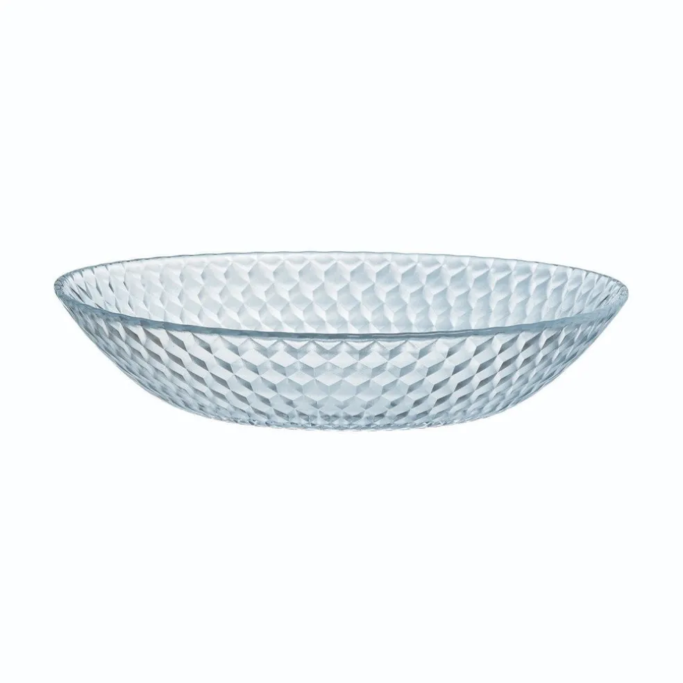 Assiette creuse en verre 20 cm Pampille
