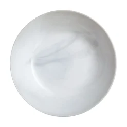 Assiette creuse grise 20 cm Diwali Marble