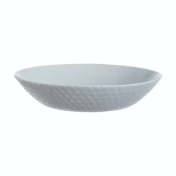 Assiette creuse grise 20 cm Pampille