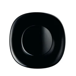 Assiette creuse noire 21 cm Carine