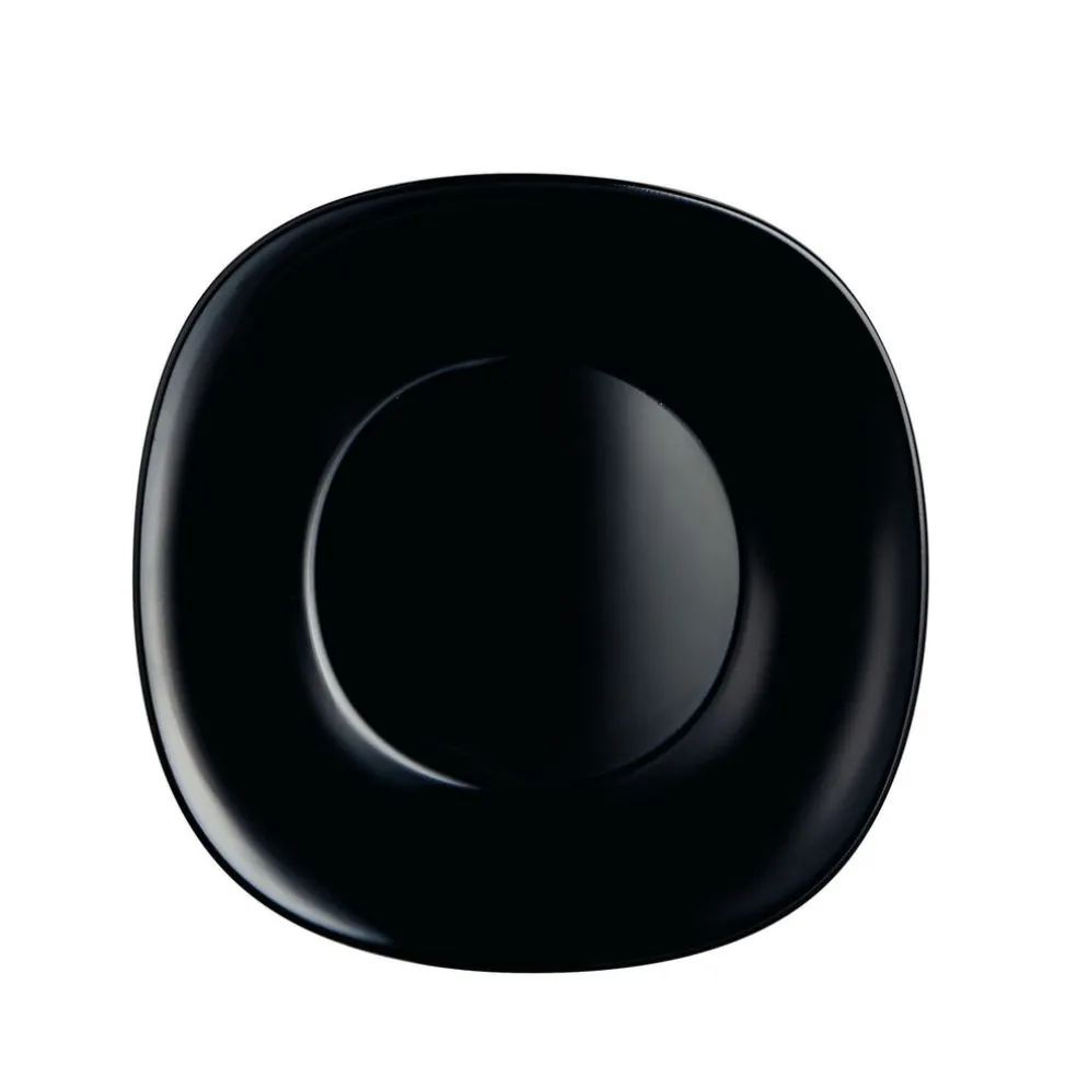 Assiette creuse noire 21 cm Carine
