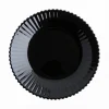 Assiette creuse noire 20 cm Bloom