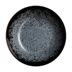 Assiette creuse noire 20 cm Slate