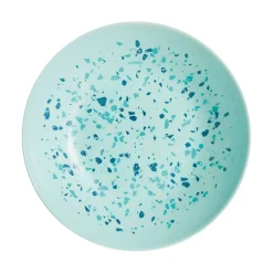 Assiette creuse turquoise 20 cm Venezia
