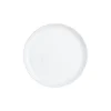 Assiette dessert blanche 19 cm Ammonite