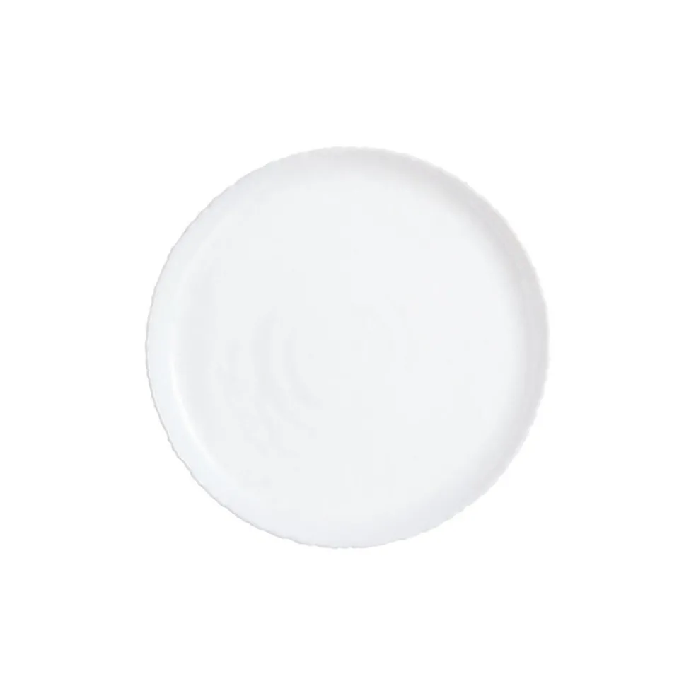 Assiette dessert blanche 19 cm Ammonite