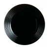 Assiette dessert noire 19 cm Harena