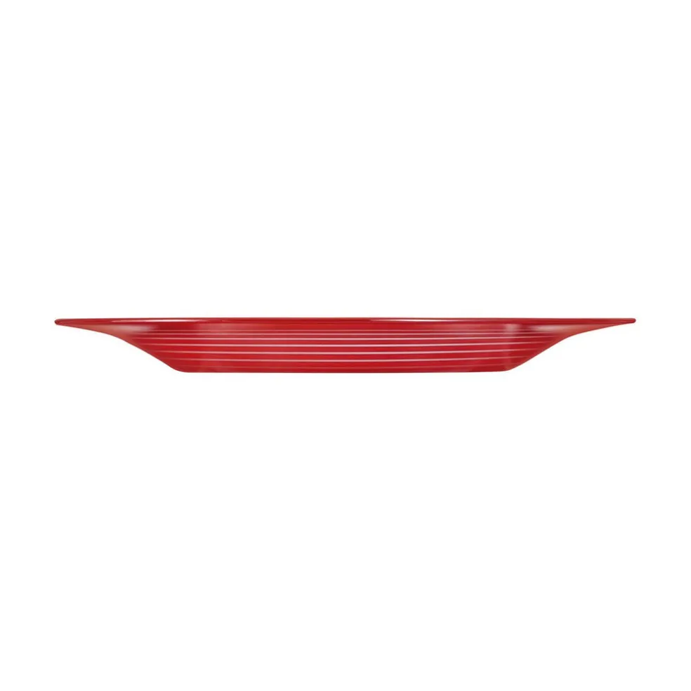 Assiette dessert rouge 19,5 cm Factory