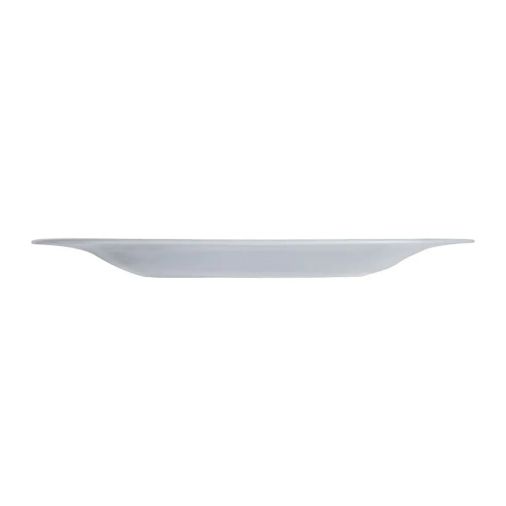 Assiette grise 19 cm Carine