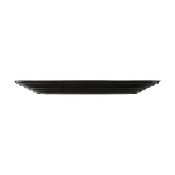 Assiette noire 25 cm Harena