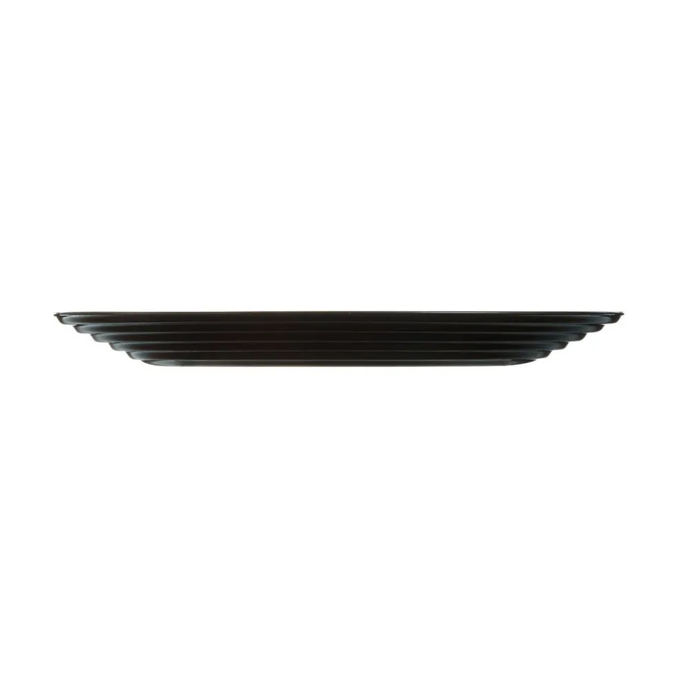 Assiette noire 25 cm Harena
