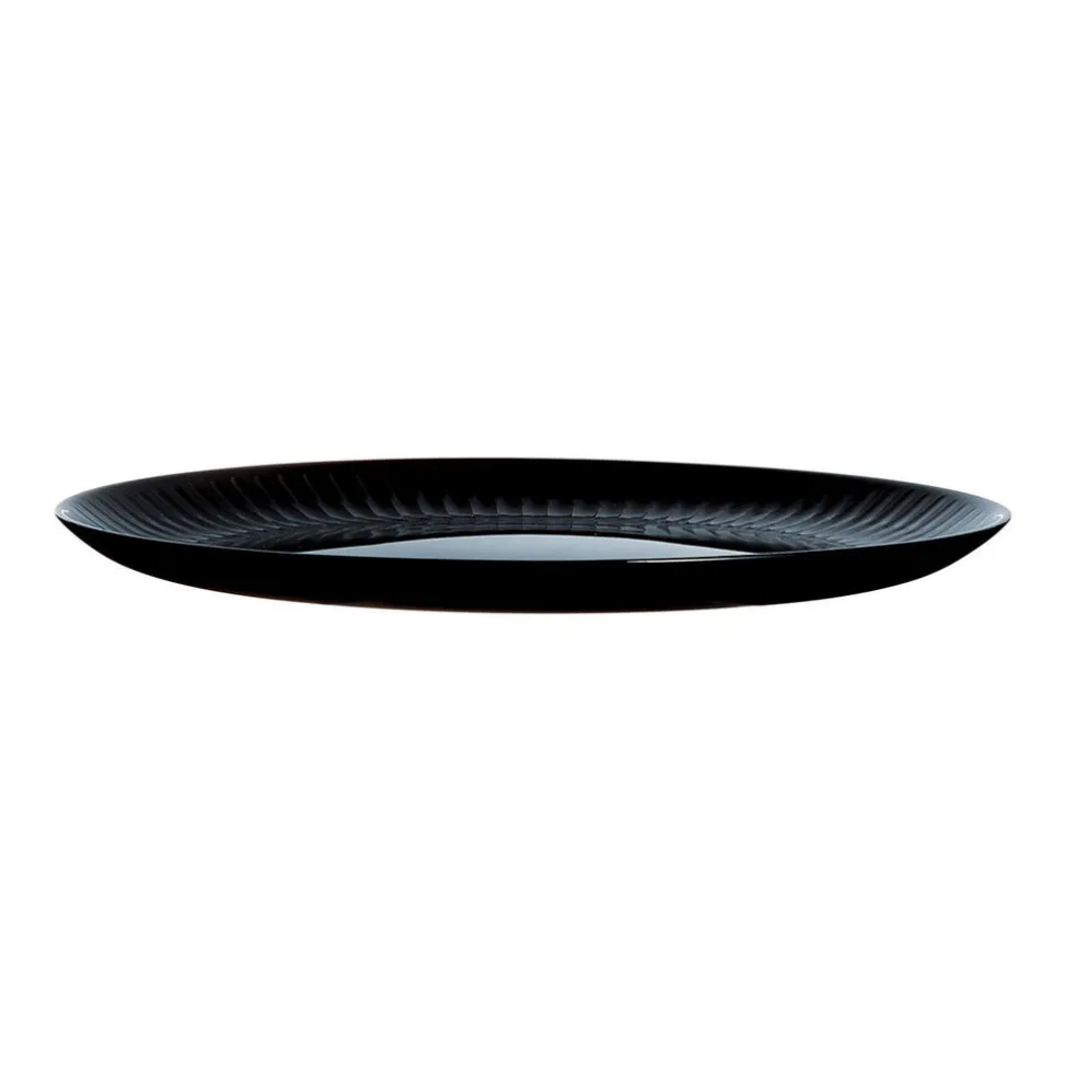 Assiette plate 25 cm Cottage Noir
