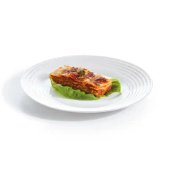 Assiette plate blanche 25 cm Harena
