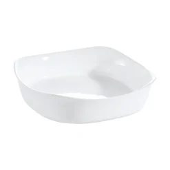 Plat de cuisson blanc 20 x 20 cm Smart Cuisine Carine