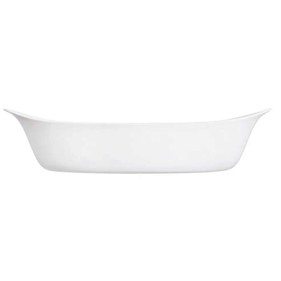 Plat de cuisson blanc 38,1 x 24 cm Smart Cuisine Carine