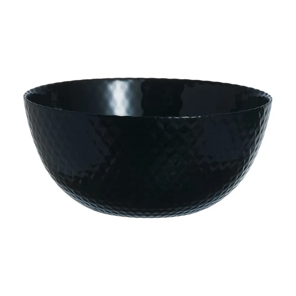 Saladier noir 24 cm Pampille