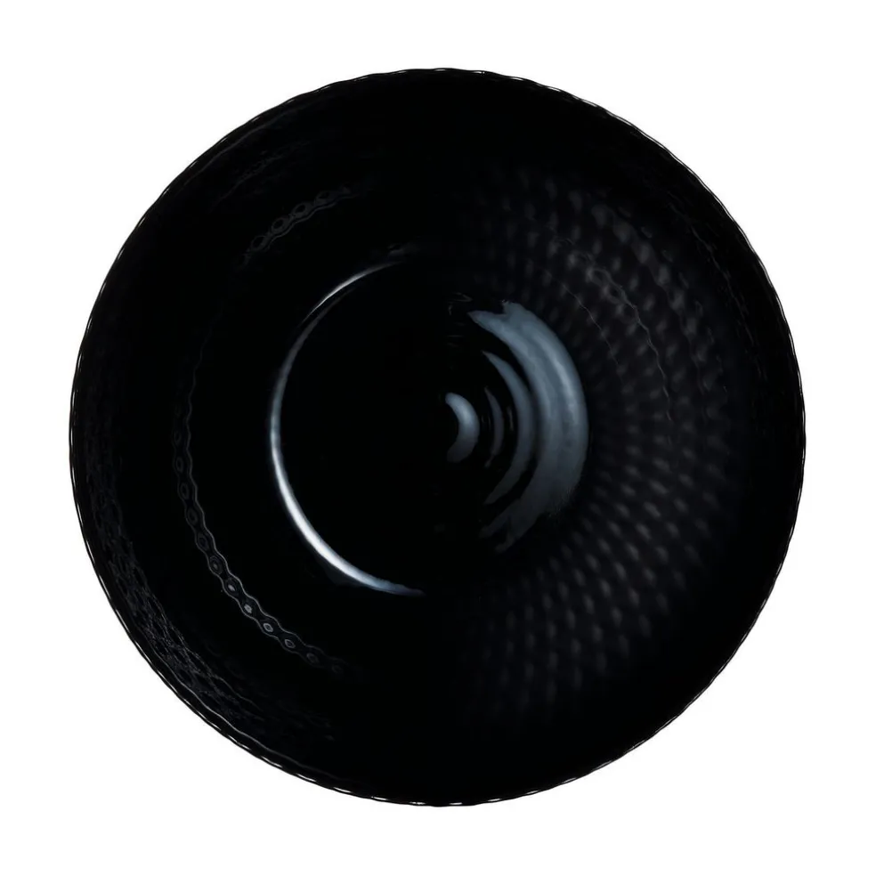 Saladier noir 24 cm Pampille