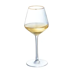 Verre à pied 38 cl Ultime Bord Or