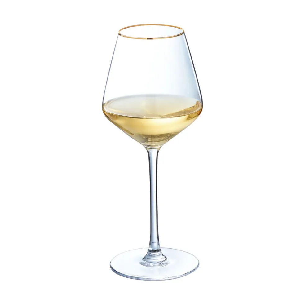 Verre à pied 38 cl Ultime Bord Or